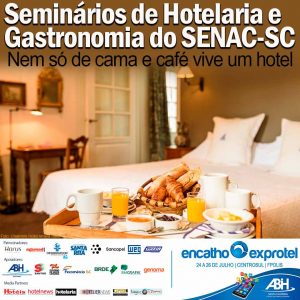 Encatho & Exprotel: Senac prepara ampla programação divulgação Falando de Turismo