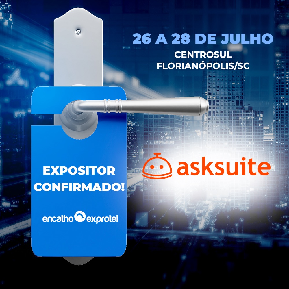 Empresa Asksuite estará no Encatho & Exprotel