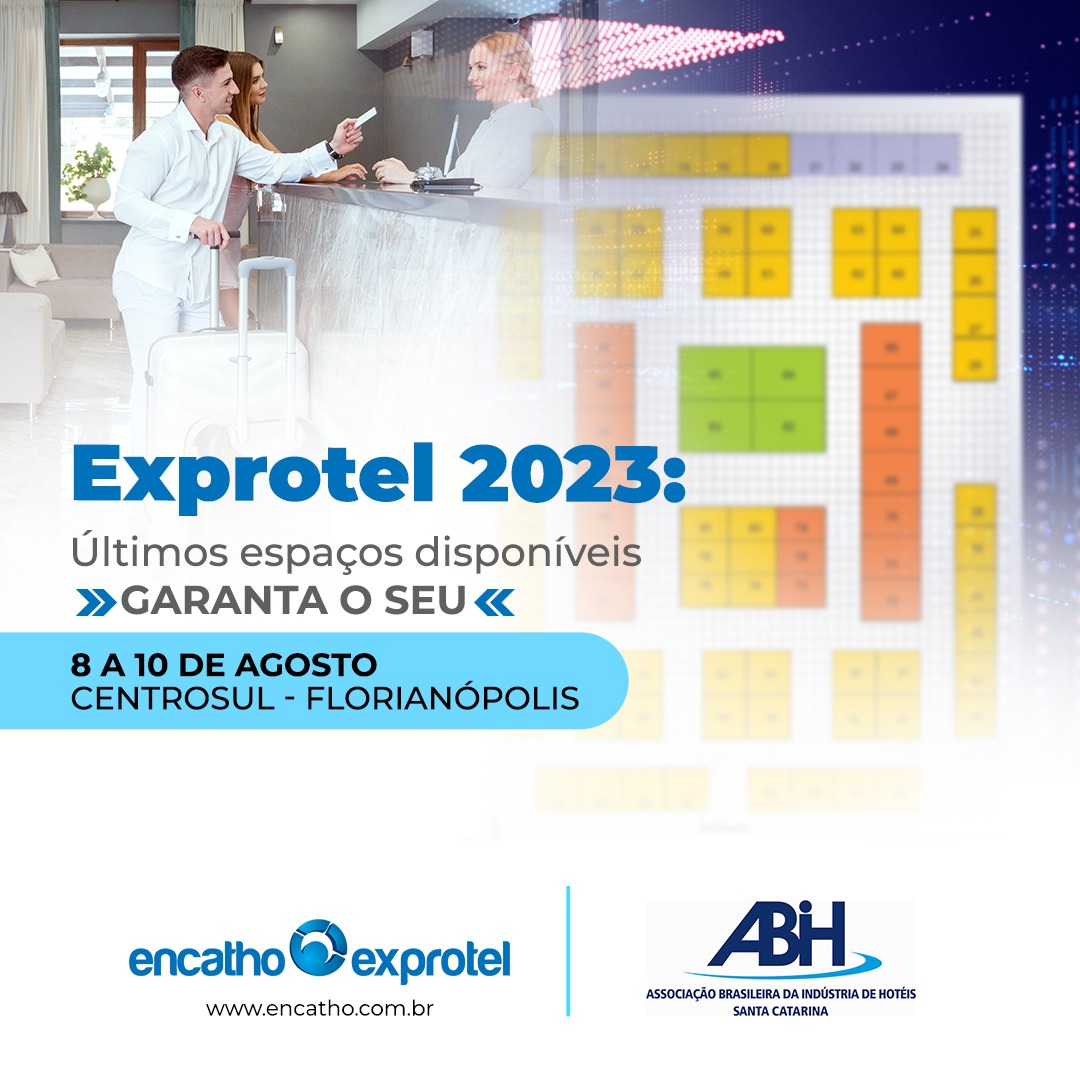 Exprotel 2023: últimos espaços disponíveis