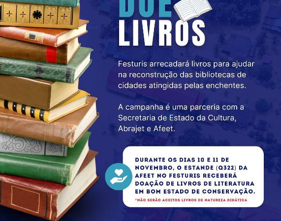 Festuris: Apoiando a Reconstrução de Bibliotecas no Rio Grande do Sul