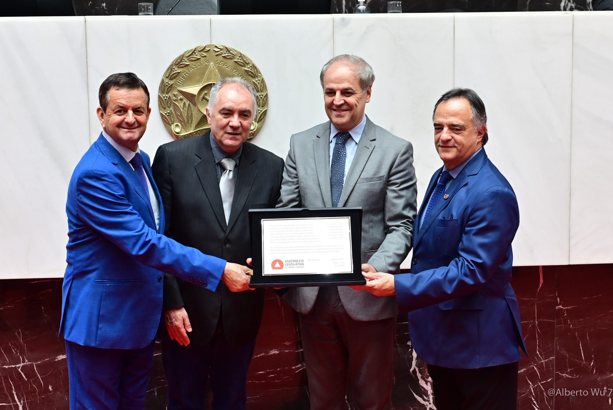 ABRAJET/MG recebe homenagem na Assembleia Legislativa de Minas Gerais