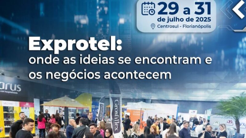 Últimos espaços disponíveis para a Exprotel 2025