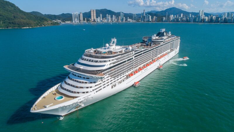 Balneário Camboriú entrou oficialmente para a história do turismo marítimo