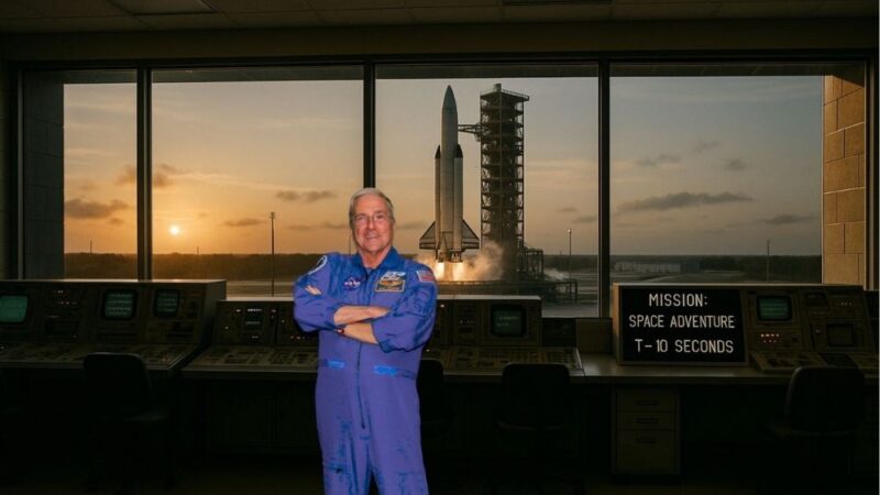 Astronauta da NASA com mais de mil horas no espaço visita Space Adventure em Balneário Camboriú (SC)